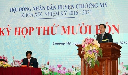 Chương Mỹ: Thông báo thời gian, nội dung tổ chức kỳ họp thường kỳ giữa năm